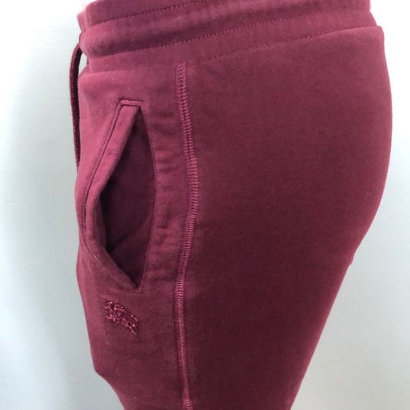 Burberry Brit Sweat Pants, Burgundy Size M - Picture 10 of 15